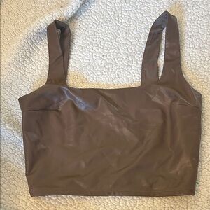 Express Brown Women's Crop Top size XS
